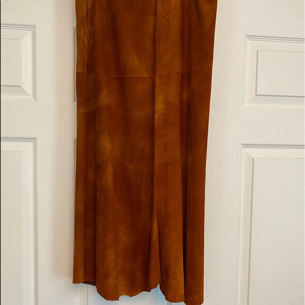 Italian maker suede skirt